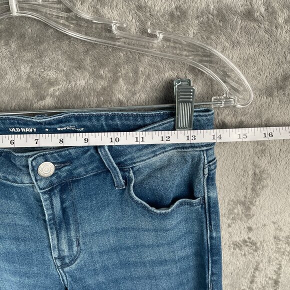 Old Navy Wow Boot-Cut Jeans Women’s 4 Blue Mid-Rise Stretch Flare Y2K Soft Denim - Picture 5 of 7